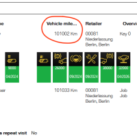 BMW Air Service History and mileage check